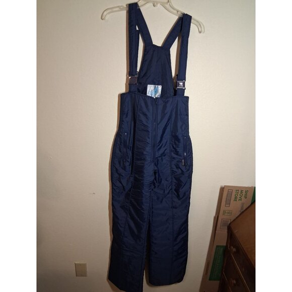 Rainbow West Snow Bib Pants Overalls Skiing Snowboarding Blue Size 9 - Picture 3 of 8